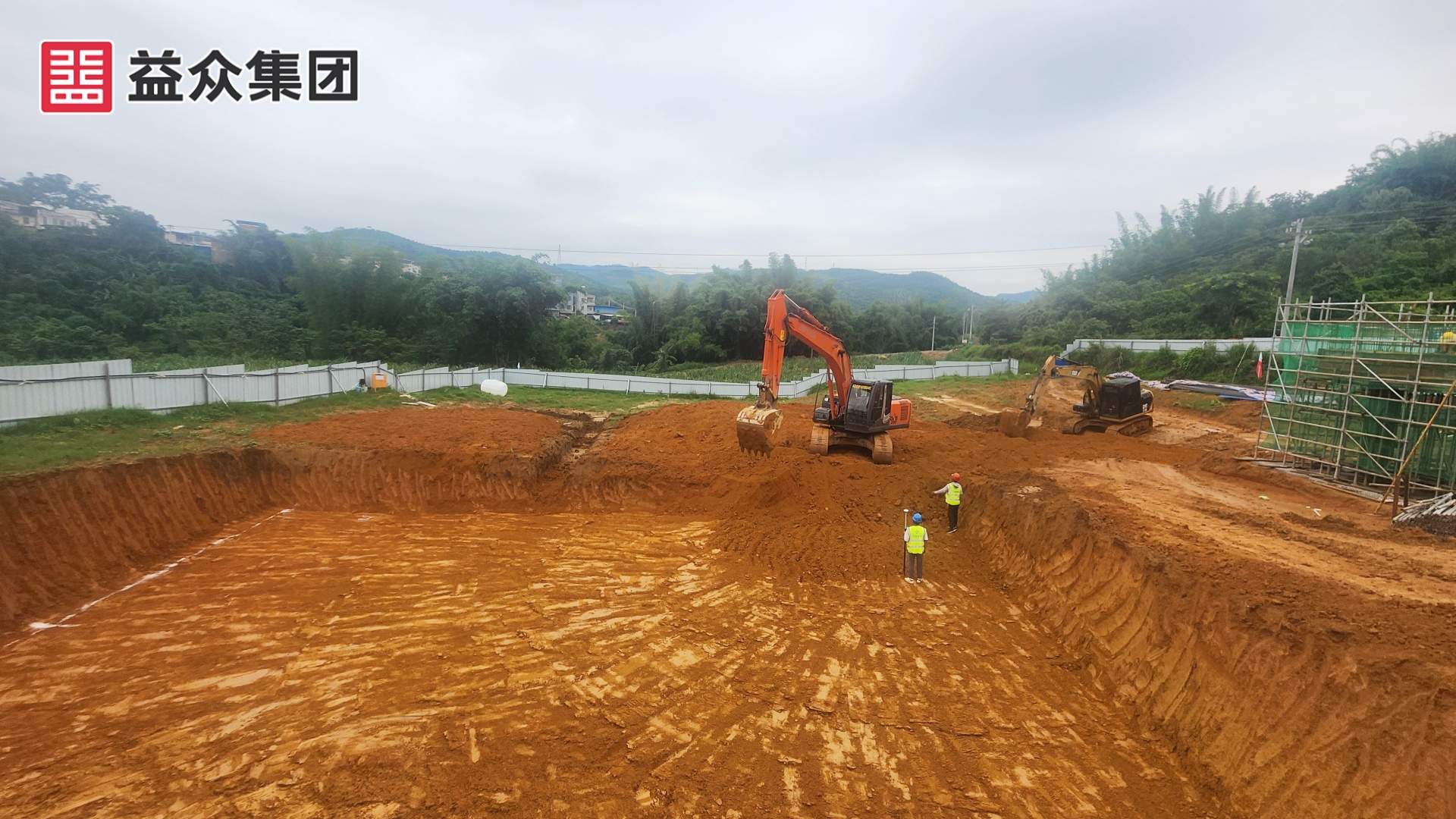 清水池基礎(chǔ)開挖施工 清水池基礎(chǔ)開挖施工